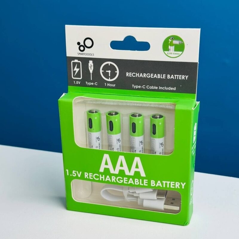 SmarToools RB40 AAA 1.5V 750 mWh Rechargeable Battery 4Pcs Set