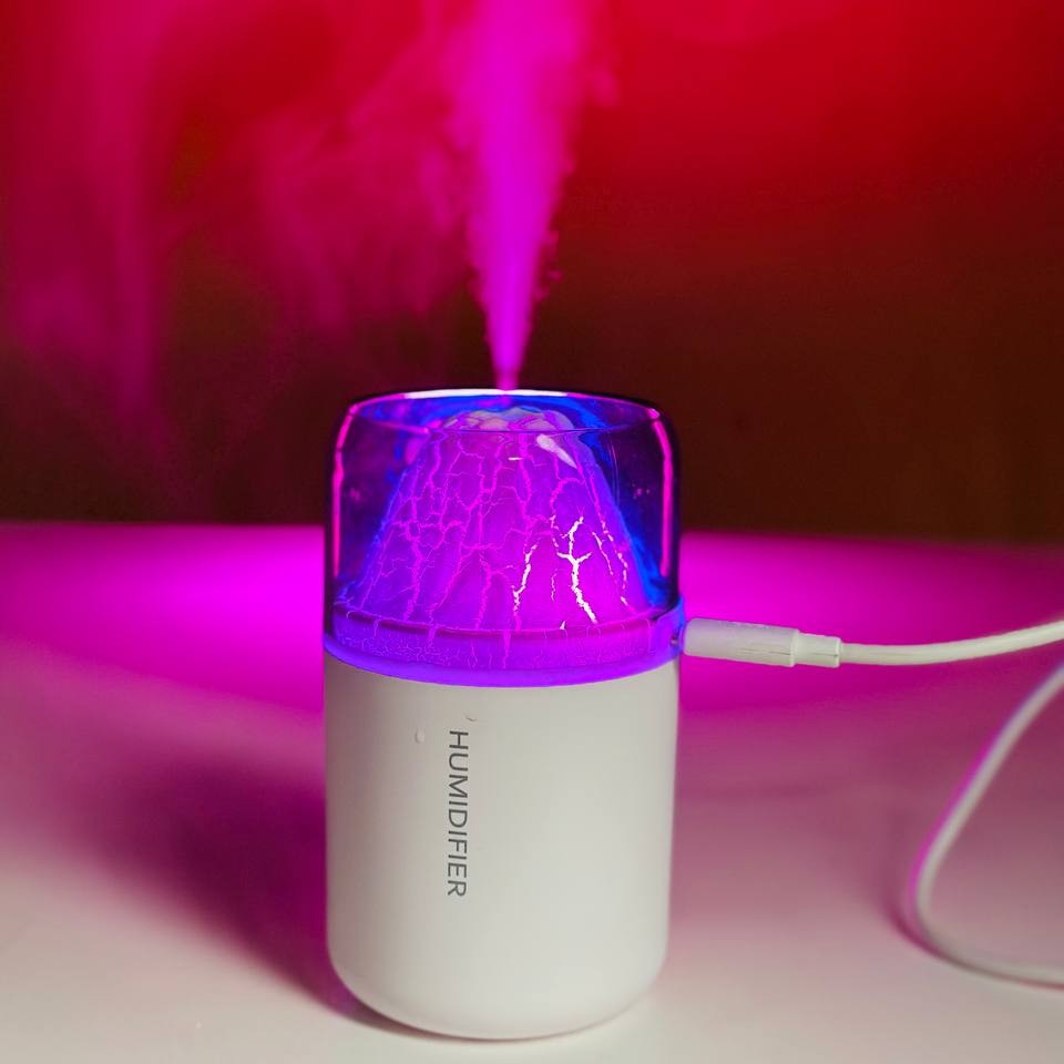 H05 Volcano Air Humidifier with Night Light – 180ML
