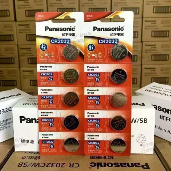 Original Panasonic CR2032 Lithium Battery 3v in Bangladesh The CR2032 Lithium Battery is a high-quality 3V coin cell designed for dependable, long-lasting power.