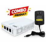 WGP Optima 302 10500mAh Mini UPS + GearUP-12V-2A-Router-Power-Adapter